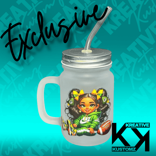 Little Girl 1 Exclusive Packer - 11oz Mason Mug - Kreative Kustomz