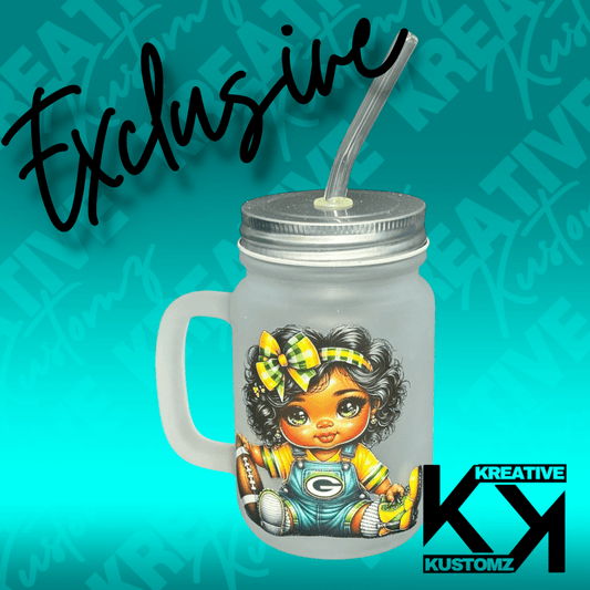 Little Girl 2 Exclusive Packer - 11oz Mason Mug - Kreative Kustomz