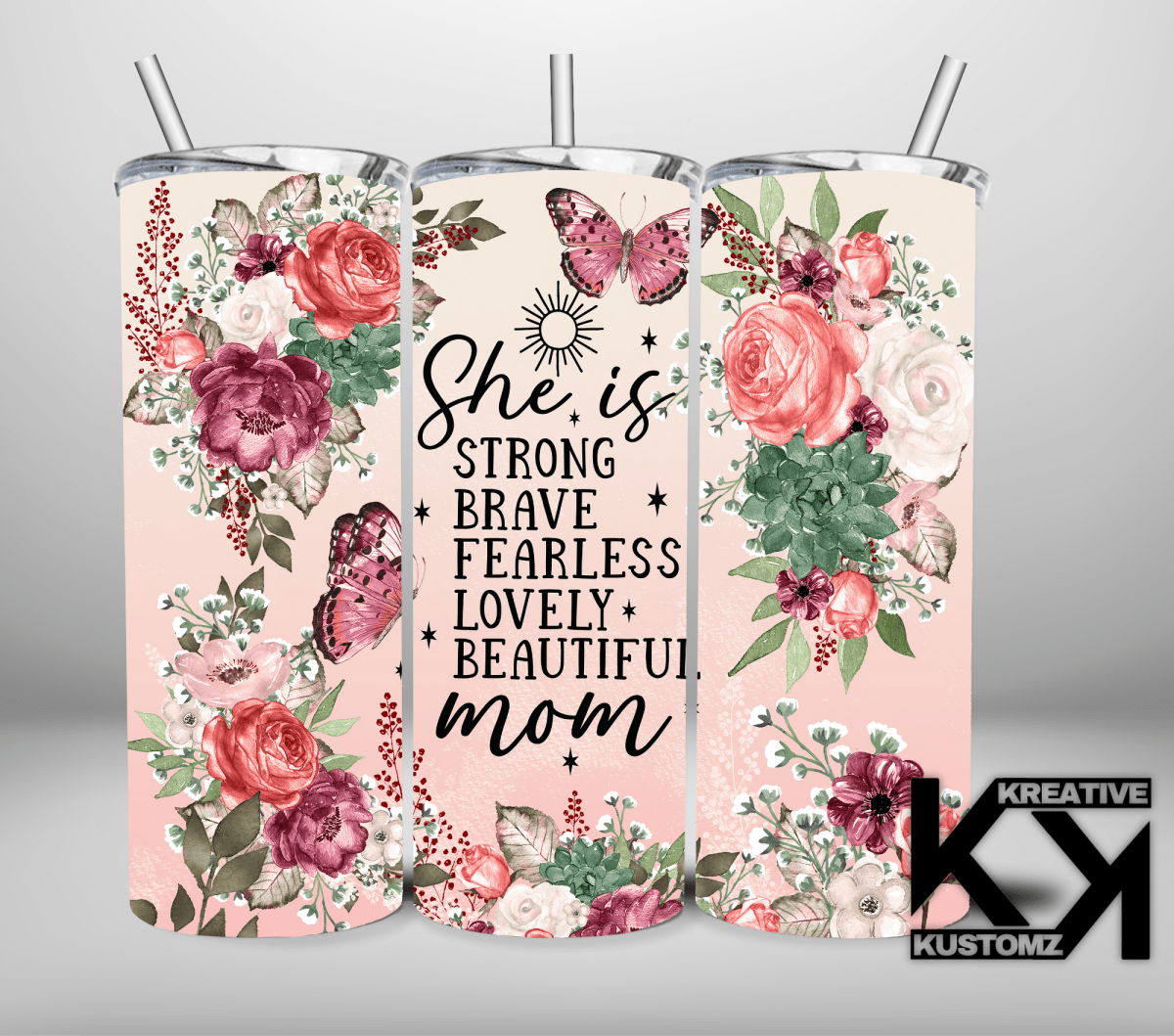 Mama75 Tumbler - 20oz - Kreative Kustomz