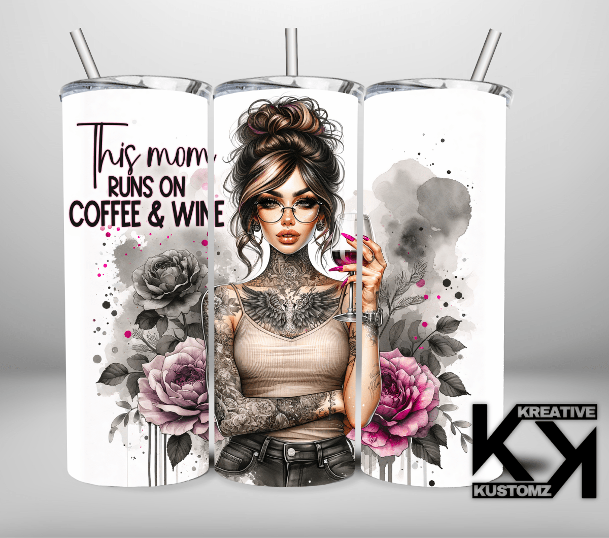 Mama89 Tumbler - 20oz - Kreative Kustomz