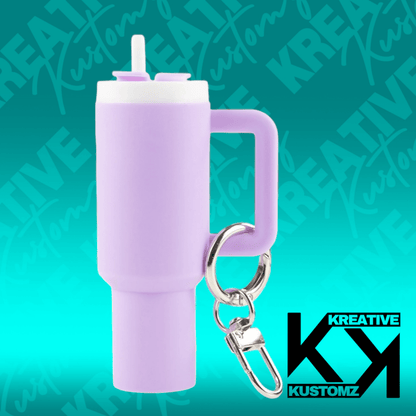 MINI TUMBLER CHAPSTICK HOLDER + KEYCHAIN - Kreative Kustomz