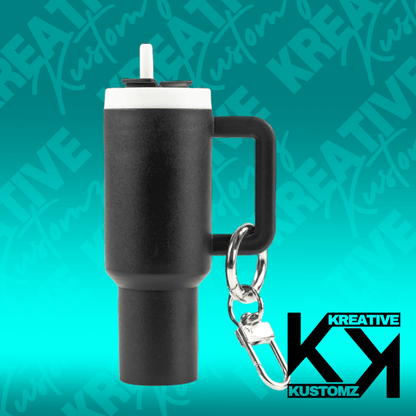 MINI TUMBLER CHAPSTICK HOLDER + KEYCHAIN - Kreative Kustomz