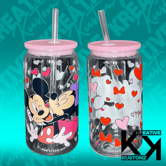 MM Mouse Love Libbey - 16oz - Kreative Kustomz