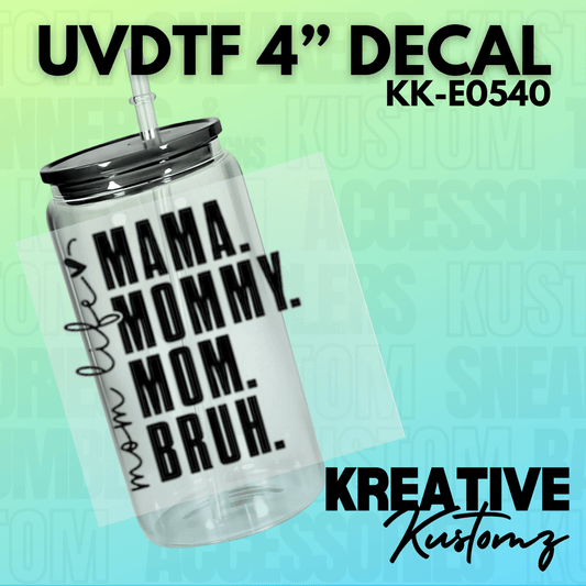 Mom Life Decal - Kreative Kustomz