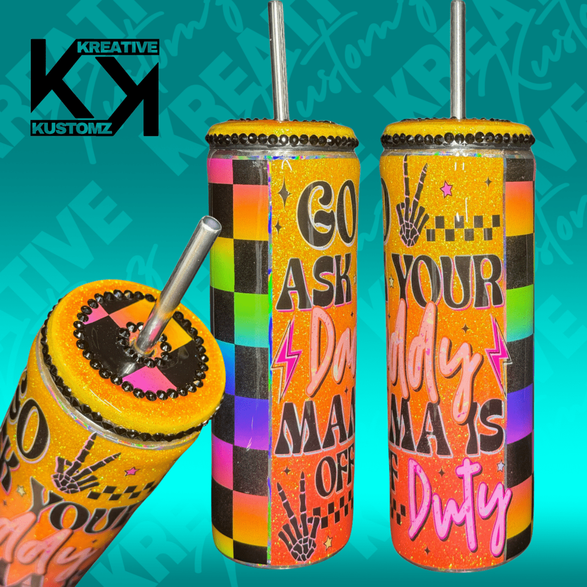 Mommy off Duty Tumbler - 20oz - Kreative Kustomz