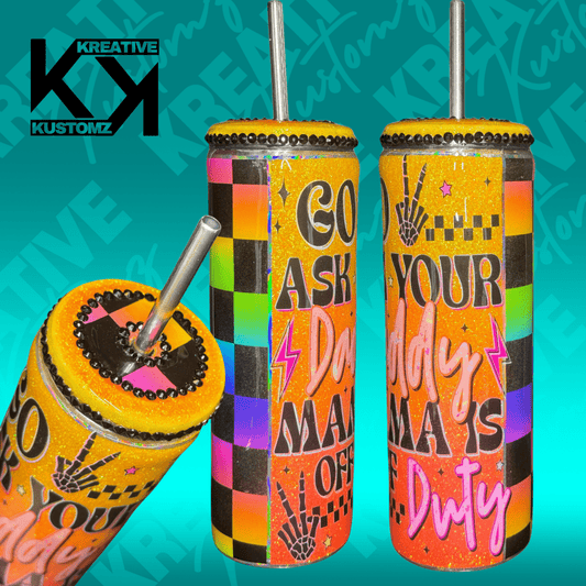 Mommy off Duty Tumbler - 20oz - Kreative Kustomz