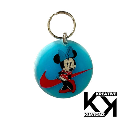 Mouse Keychain - Blue - Kreative Kustomz