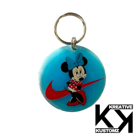 Mouse Keychain - Blue - Kreative Kustomz