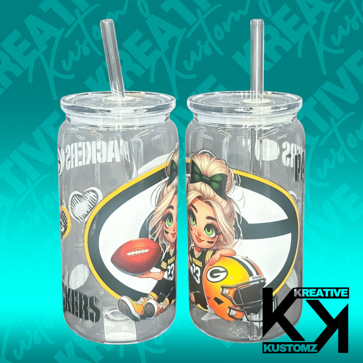 Packer Girl Libbey - 16oz - Kreative Kustomz