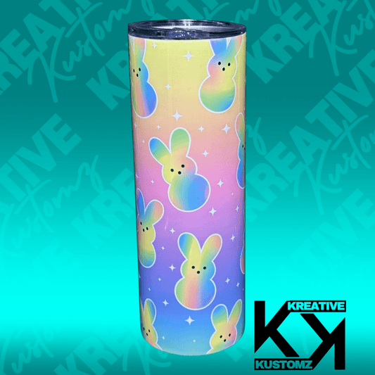 Rainbow Peeps - 20oz Tumbler - Kreative Kustomz