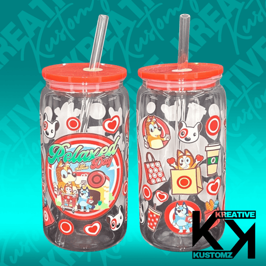 Relaxed Target Day Libbey - 16oz - Kreative Kustomz