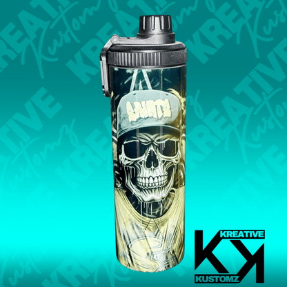 Saints Skull - 20oz Gulp Tumbler - Kreative Kustomz
