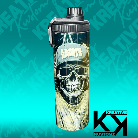 Saints Skull - 20oz Gulp Tumbler - Kreative Kustomz