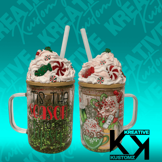 Season to get Tipsy - Globe Mug - Kreative Kustomz