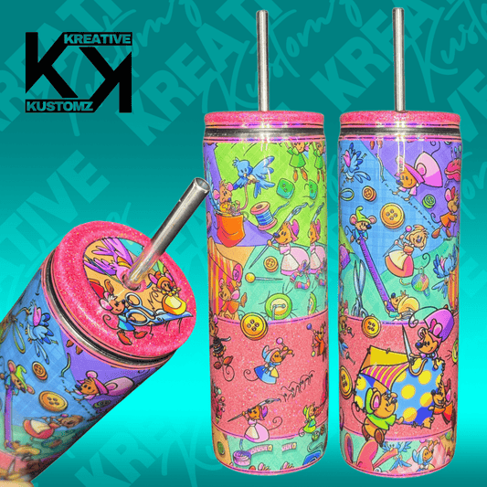 Sewing Mice Tumbler - 20oz - Kreative Kustomz