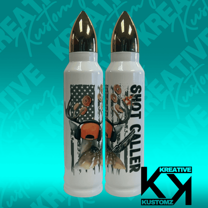 Shot Caller - 32oz Bullet Tumbler - Kreative Kustomz