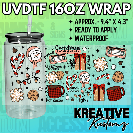 KK-1776  | UVDTF | 16oz Glass Can Libbey Wrap
