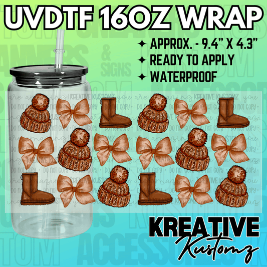 KK-2265  | UVDTF | 16oz Glass Can Libbey Wrap