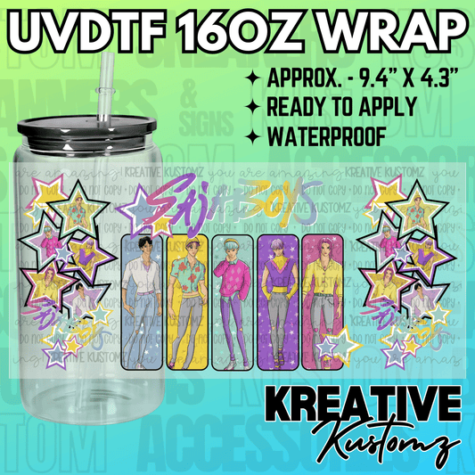 KK-2238 | UVDTF | 16oz Glass Can Libbey Wrap
