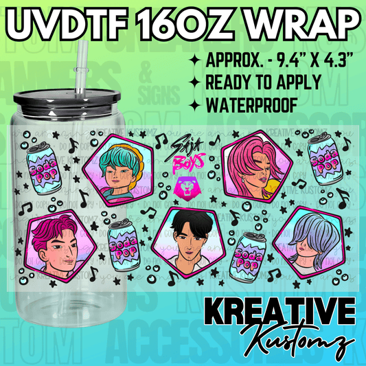KK-2237 | UVDTF | 16oz Glass Can Libbey Wrap