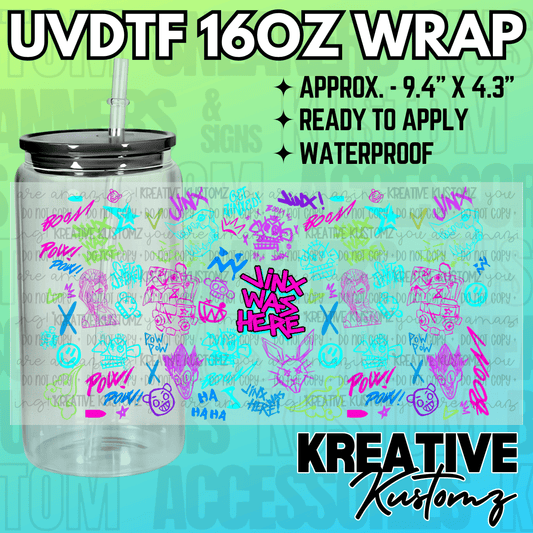 KK-2229 | UVDTF | 16oz Glass Can Libbey Wrap