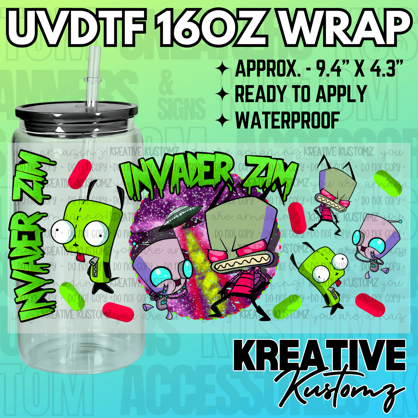 KK-2227 | UVDTF | 16oz Glass Can Libbey Wrap