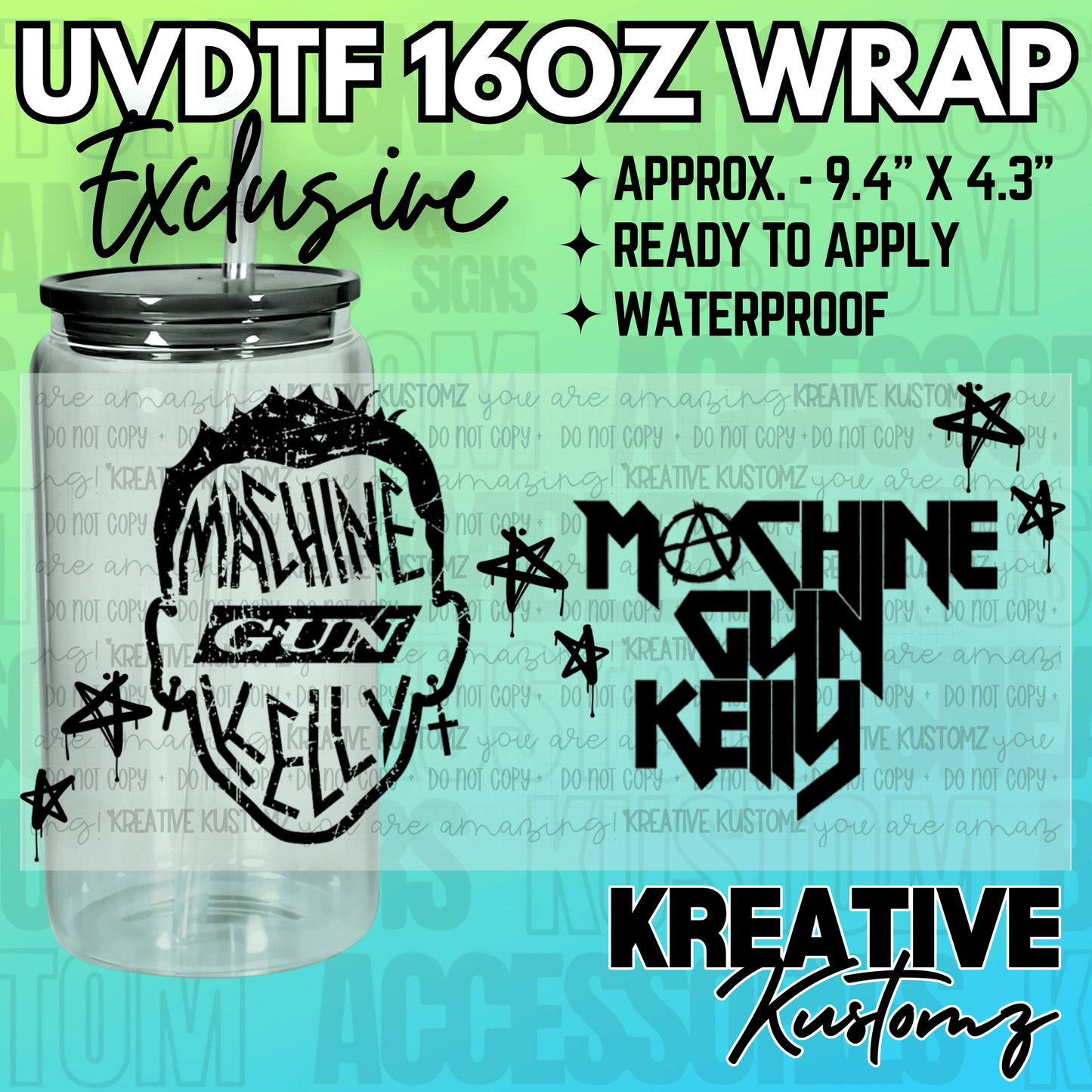 KK-2215 | UVDTF | 16oz Glass Can Libbey Wrap