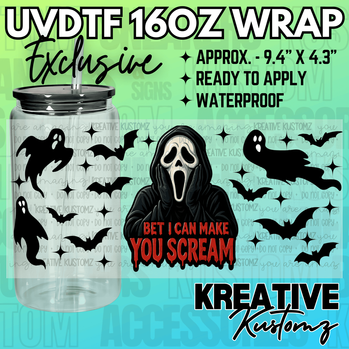 KK-2199 | UVDTF | 16oz Glass Can Libbey Wrap