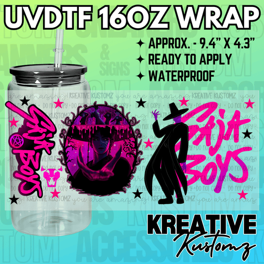 KK-2195 | UVDTF | 16oz Glass Can Libbey Wrap