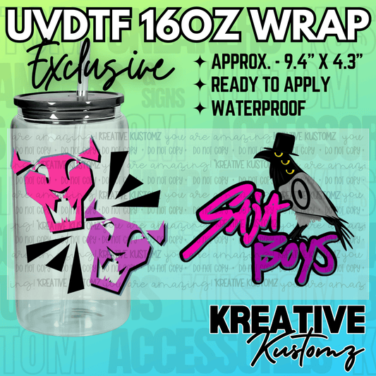 KK-2194 | UVDTF | 16oz Glass Can Libbey Wrap
