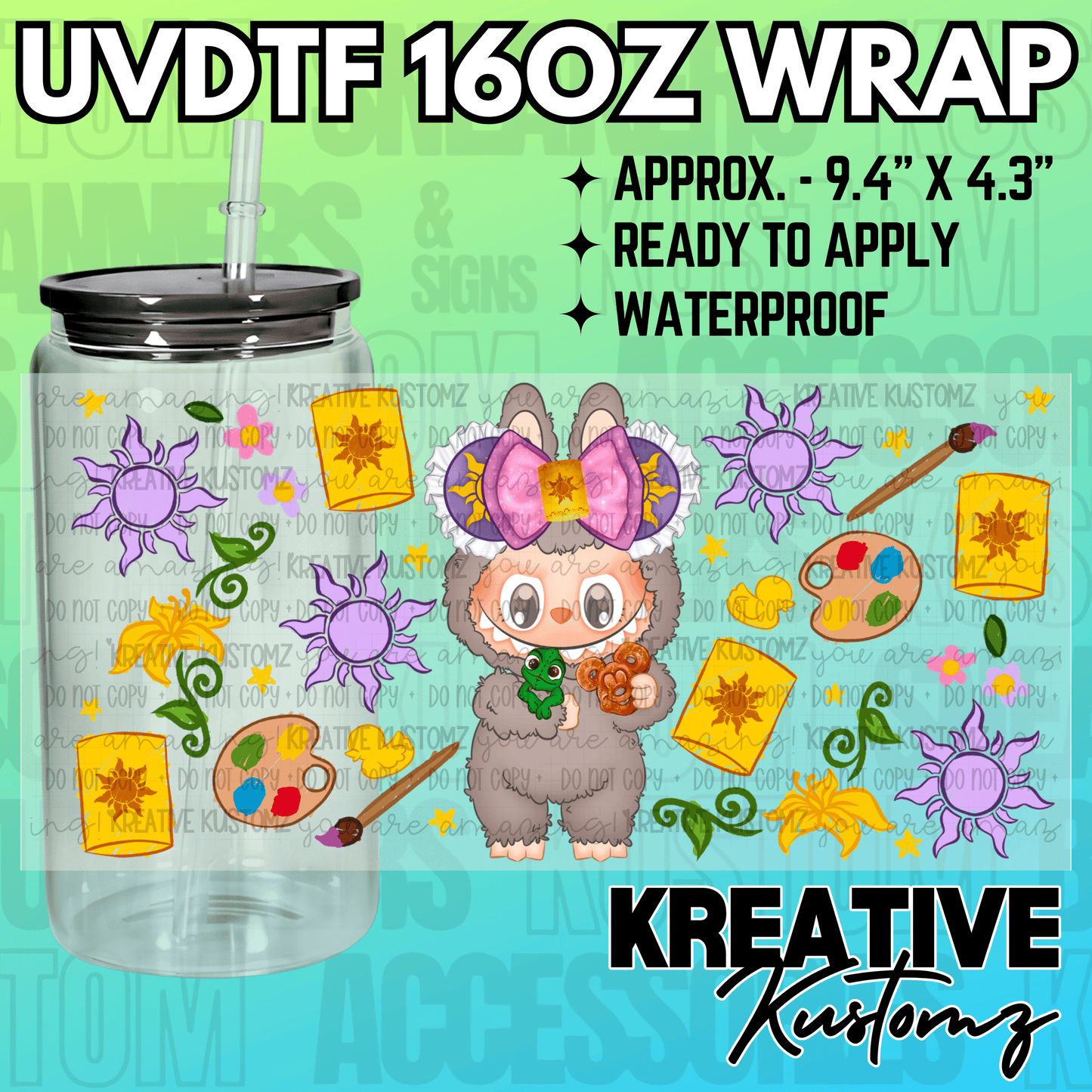 KK-2153 | UVDTF | 16oz Glass Can Libbey Wrap
