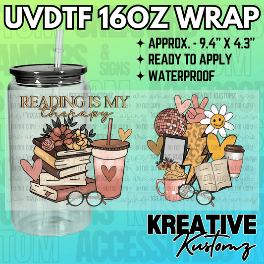KK-2094  | UVDTF | 16oz Glass Can Libbey Wrap