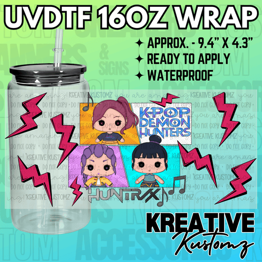 KK-2084  | UVDTF | 16oz Glass Can Libbey Wrap