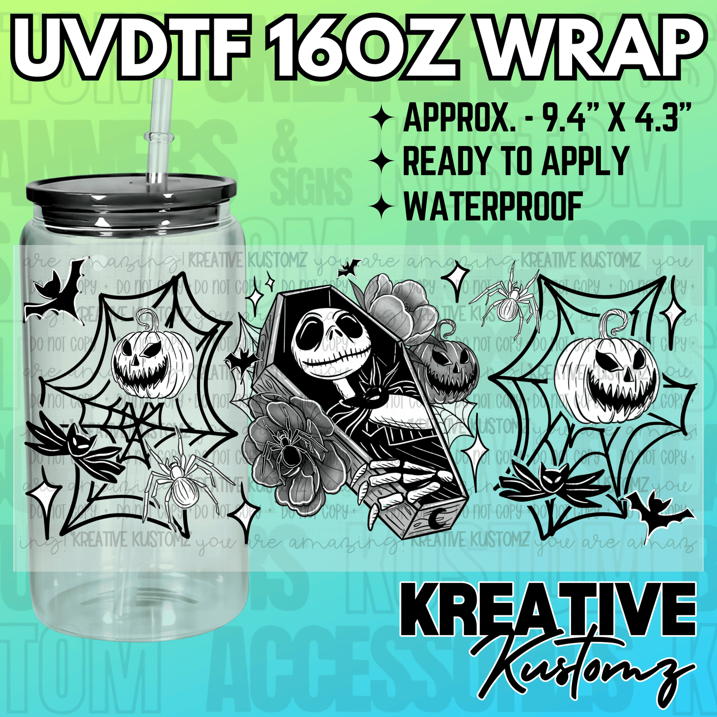 KK-2479 | UVDTF | 16oz Glass Can Libbey Wrap