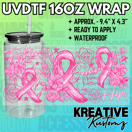 KK-2477 | UVDTF | 16oz Glass Can Libbey Wrap