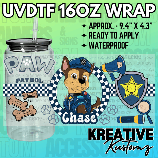 KK-2455  | UVDTF | 16oz Glass Can Libbey Wrap