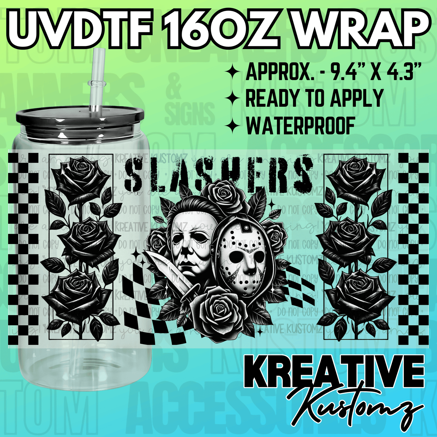 KK-2453  | UVDTF | 16oz Glass Can Libbey Wrap