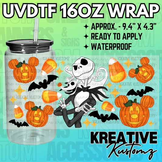 KK-2438  | UVDTF | 16oz Glass Can Libbey Wrap
