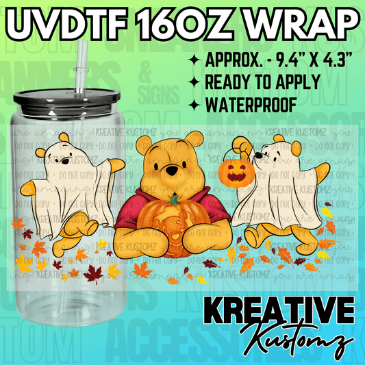 KK-2436  | UVDTF | 16oz Glass Can Libbey Wrap