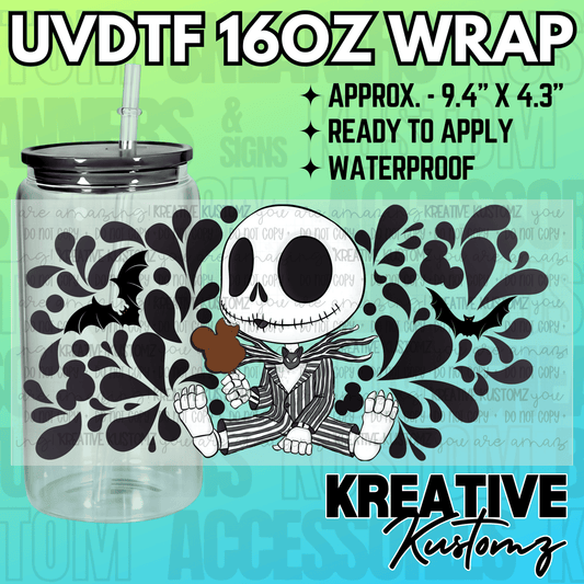 KK-2435  | UVDTF | 16oz Glass Can Libbey Wrap