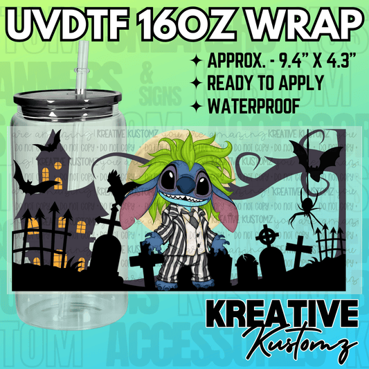 KK-2434  | UVDTF | 16oz Glass Can Libbey Wrap