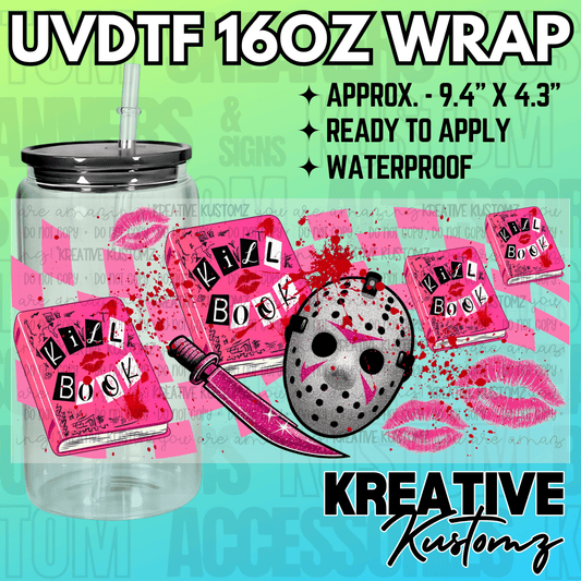 KK-2430  | UVDTF | 16oz Glass Can Libbey Wrap