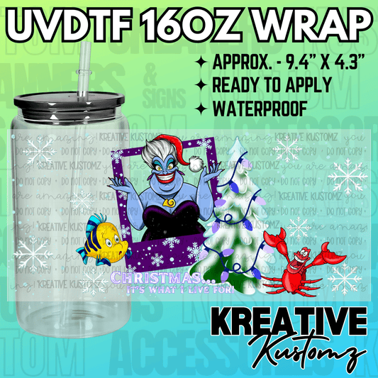 KK-2428  | UVDTF | 16oz Glass Can Libbey Wrap