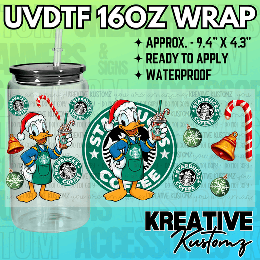 KK-2424  | UVDTF | 16oz Glass Can Libbey Wrap