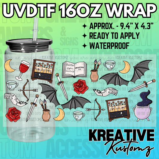 KK-2409 | UVDTF | 16oz Glass Can Libbey Wrap