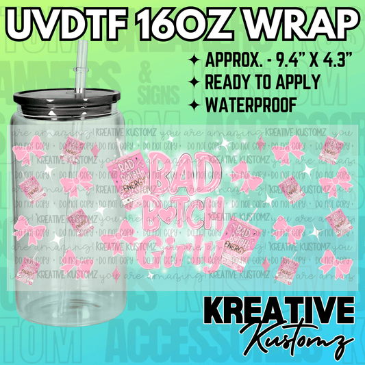 KK-2406 | UVDTF | 16oz Glass Can Libbey Wrap