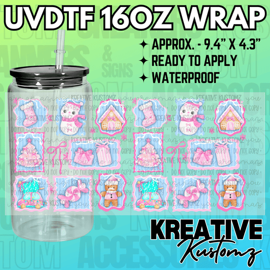 KK-2404  | UVDTF | 16oz Glass Can Libbey Wrap