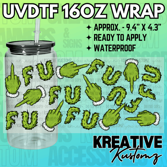 KK-2399  | UVDTF | 16oz Glass Can Libbey Wrap