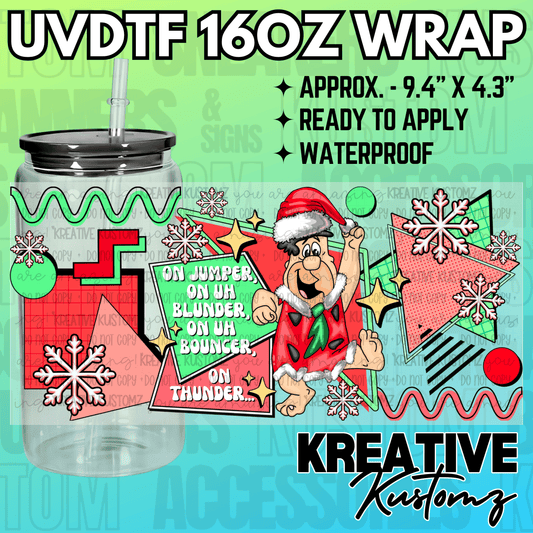 KK-2392  | UVDTF | 16oz Glass Can Libbey Wrap