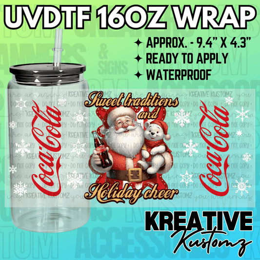 KK-2387  | UVDTF | 16oz Glass Can Libbey Wrap